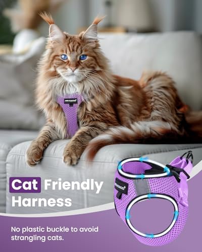 FAYOGOO Cat Harness and Leash Set, Escape-Proof Step-in Vest - Image 3