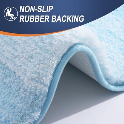 OLANLY Bathroom Runner Rug 47x24, Extra Soft Absorbent Microfiber Bath Rugs - Image 5