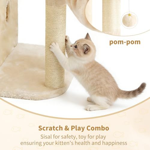 Heybly 25.6" Cat Tree for Large Cats - Image 7