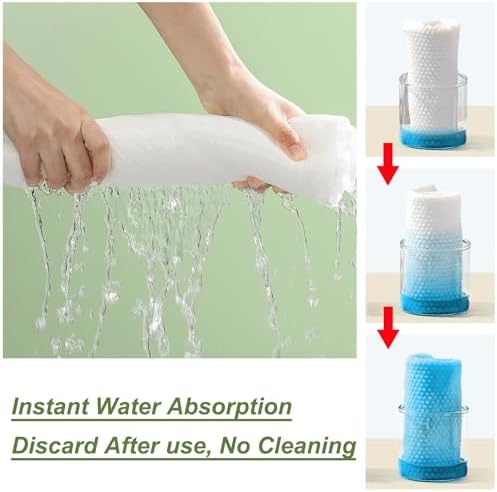 Disposable Bath Towels, 20 Pack 55" x 27.5" Ultra Soft, Quick Dry Disposable - Image 3