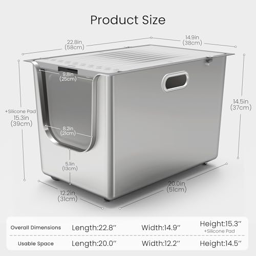Stainless Steel Litter Box - Image 2