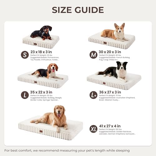 Dog Bed Medium Sized for Crate, Orthopedic Pet Pad for Dogs - Image 6