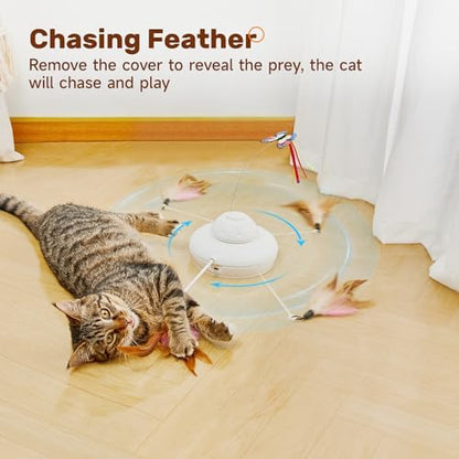 Potaroma Cat Toys Chargeable, 3in1 Hide and Seek, Interactive Fun - Image 5