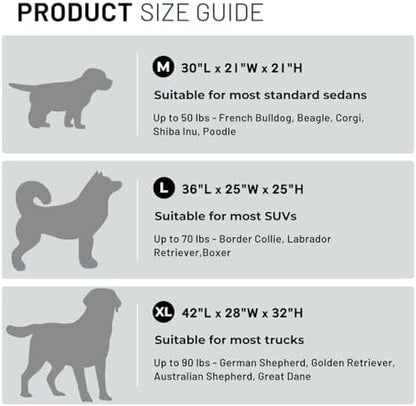 ZOMISIA XL Collapsible Dog Travel Crate - Image 2
