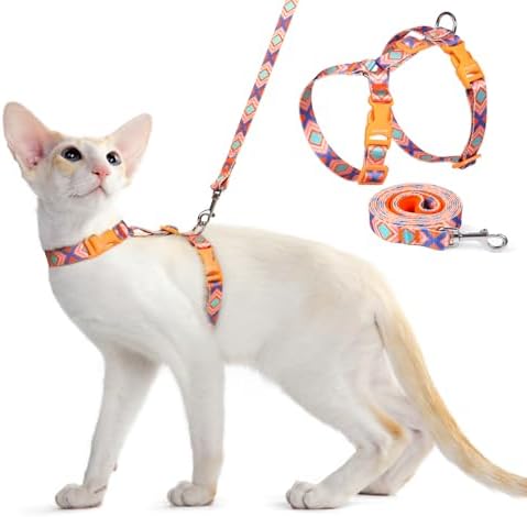 Dooradar Cat Harness and Leash Set, Adjustable Pet Straps by Dooradar