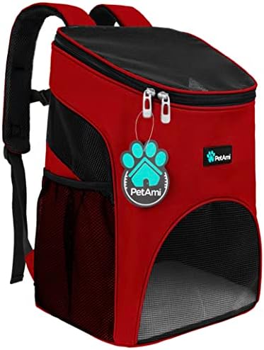 PetAmi Cat Backpack Carrier for Small Dogs and Large Cats, Airline Approved by PetAmi