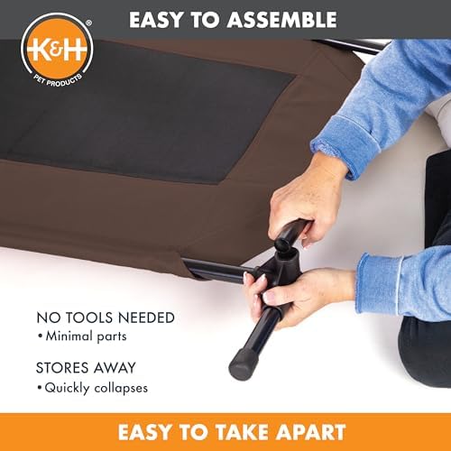 K&H Outdoor Elevated Dog Bed, Cooling Raised Dog Bed - Image 6