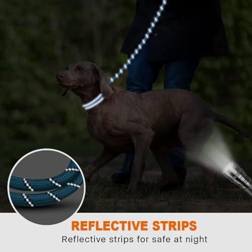Taglory Rope Dog Leash for Medium Large Dogs, 5 FT Padded Handle - Image 5