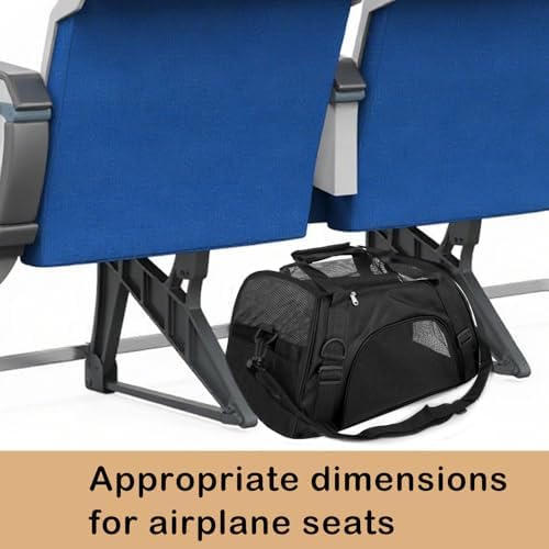 7 Pcs Cat Carrier, Soft Sided Foldable Portable Comfortable Pet Carrying Bag - Image 6