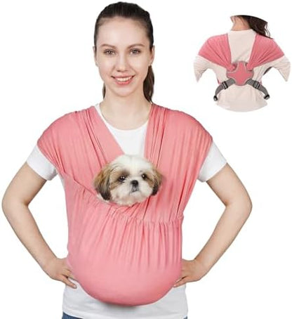Supet Dog Sling Carrier for Small Pet, Adjustable Hands Free Front Backpack by Supet