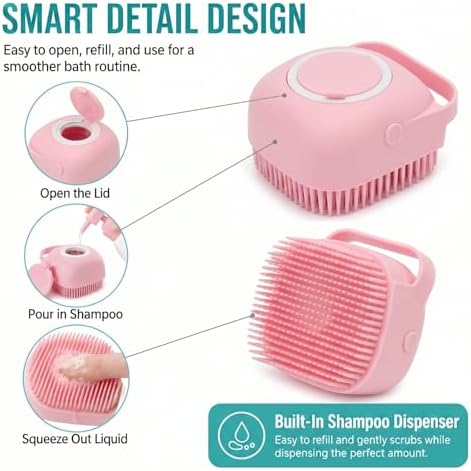 Soft Silicone Pet Bath Massage Brush - Image 5