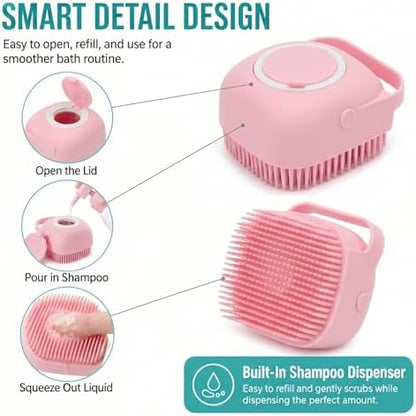 Soft Silicone Pet Bath Massage Brush - Image 5