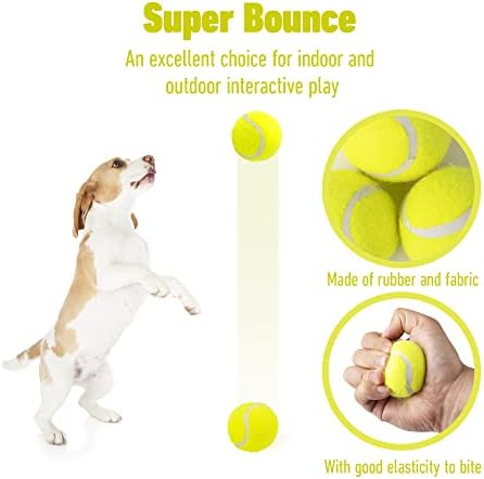 PetPrime 6PCS 2" Tennis Balls, Suitable - Image 2