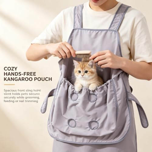 Hair Resistant Pet Cuddling Apron - Image 3