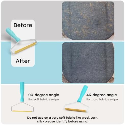Uproot Clean Pro Pet Hair Removal Tool: Multi-Fabric Edge, Carpet Rake - Image 7