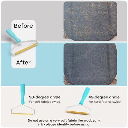 Uproot Clean Pro Pet Hair Removal Tool: Multi-Fabric Edge, Carpet Rake - Image 7