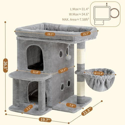 Heybly 26.3" Cat Tree for Large Cats - Image 3