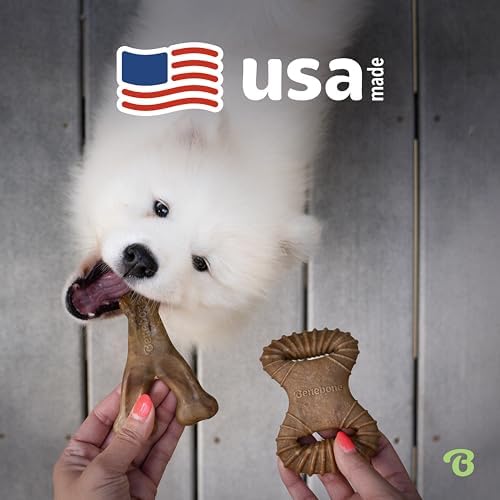 Benebone Wishbone/Dental Durable Dog Chew Toys, Real Bacon - Image 5