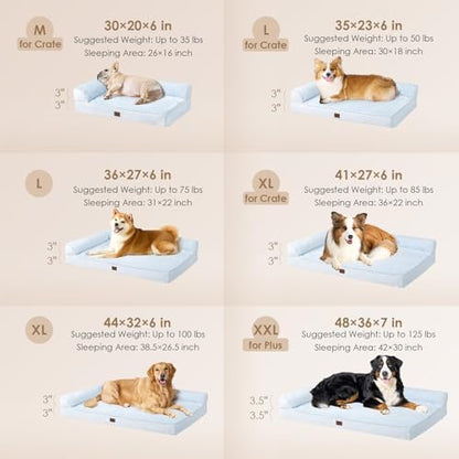 EHEYCIGA Orthopedic Dog Bed, Medium Memory Foam Dog Bed - Image 2