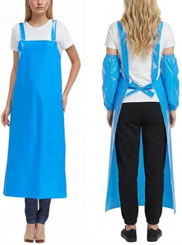 Molaxhome TPU Waterproof Apron Lightweight Oil-resistant Chef Apron by Molaxhome