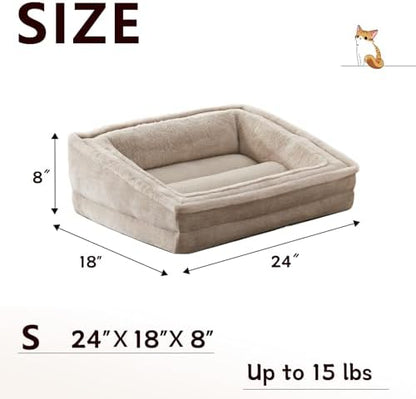 Laojin Balhen Cat Couch for Pets, Washable Cat Beds for Indoor Cats, Super Soft - Image 4