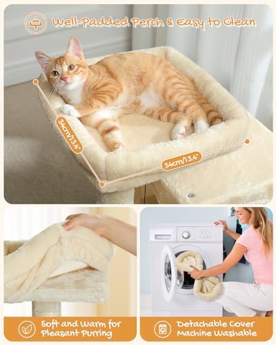 PAWZ Road 30" Cat Tower, Small Cat Tree - Image 2