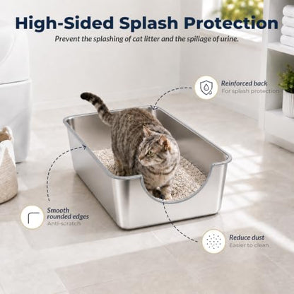 Stainless Steel Litter Box - Image 3