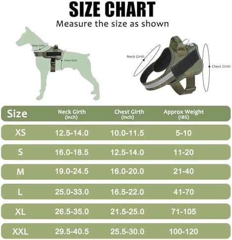 Bolux Dog Harness, No-Pull Reflective Dog Vest, Breathable Adjustable Pet - Image 3
