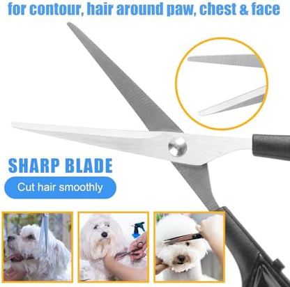 Pet Grooming Kit – Shedding Slicker Brush & Bath Massage Tool - Image 4