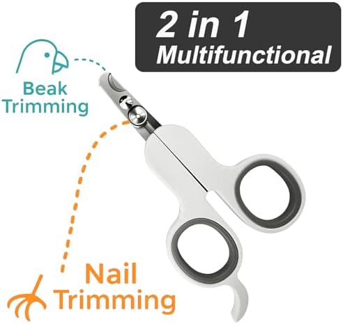 Bird Nail Clippers, Parrot Grooming wrap, 2in1 - Image 3