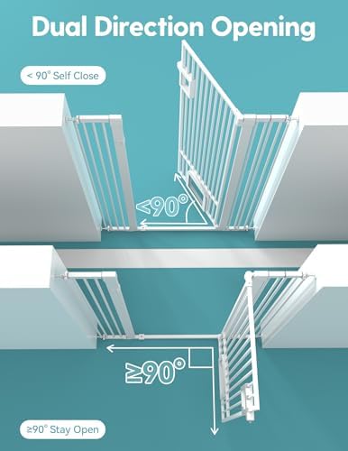No Pawblems 55" Extra Tall Pet Gate - Image 6