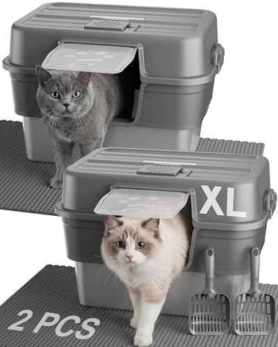 2PACK Stainless Steel Litter Box by Unknown