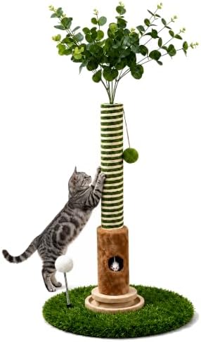 39" Sisal Rotating Cat Scratching Post by Unknown