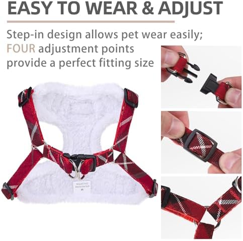 PUPTECK Dog Harness and Leash Set Medium Sized, Step in No Pull Adjustable - Image 3
