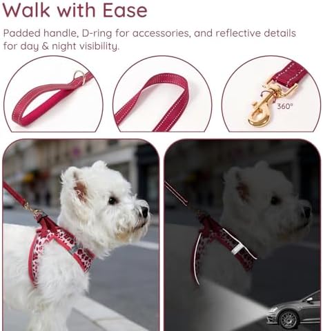 BELLA & PAL Step in Puppy Harness and Leash Set - Image 4
