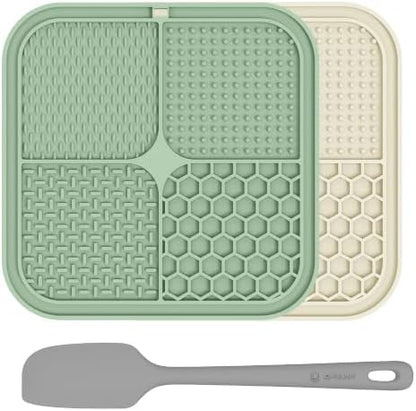 ChefAide 2 Pack Lick Mat for Dogs, Cats & Puppies by ChefAide