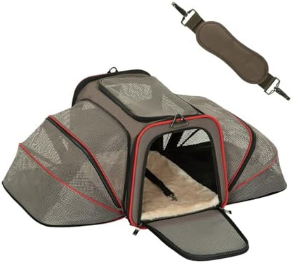 Petsfit 2 Side Expandable Pet Carrier Dog Carrier Cat Carrier by Petsfit