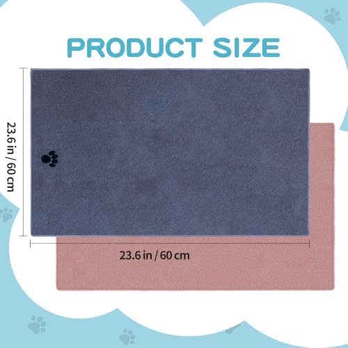 Microfiber Dog Towels 2 Pack, Perfect Shower & Bath Supplies - Image 2