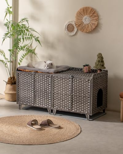 SETVSON Cat Litter Box Enclosure - Image 2