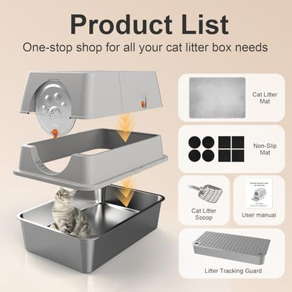 Stainless Steel Litter Box - Image 6
