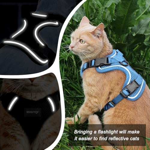 Cat Harness and Leash Set for Walking Escape Proof, Improved Four Place - Image 3