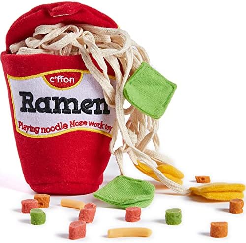 CHEWFFON Dog Puzzle Toy, Interactive Treat Hiding Enrichment Crinkle Toy by CHEWFFON