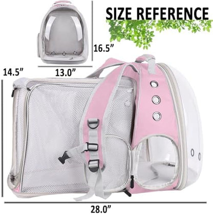 Square Back Extension Pet Backpack Carrier - Image 2