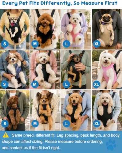 Mosago Dog Backpack Carrier, Front Chest Carrier - Image 3