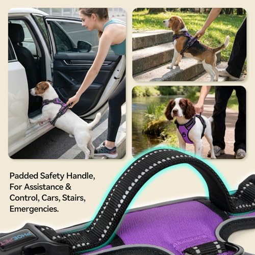 PHOEPET Reflective Dog Harness No Pull Large Breed Vest - Image 4