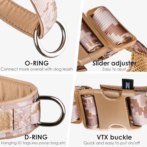No Pull Dog Harness for Small Medium Large Sized Dogs, Escape Proof Adjustable - Image 2