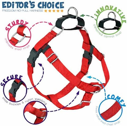 2 Hounds Design Freedom No Pull Dog Harness and Leash, 5/8" SM - Image 4