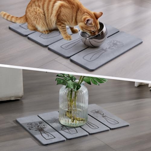 Gray Fast Drying Diatomaceous Foldable Stone Bath Mat - Image 7