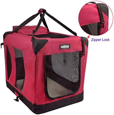 EliteField 3-Door Soft Dog Crate - Image 2