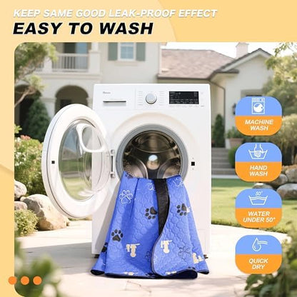 WanpeeGoo Washable Pee Pads for Dogs, Waterproof, 32 x 63 in, 2 Pack - Image 6